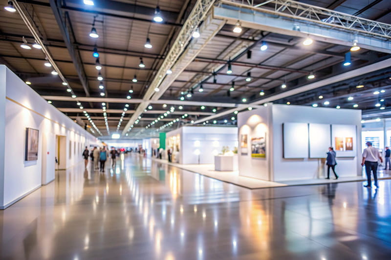 Salony wystawowe i warsztaty